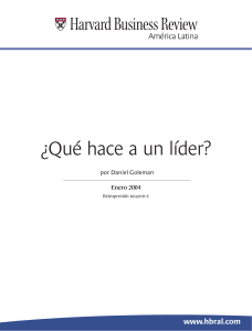 &iquest;Qu&eacute; hace a un l&iacute;der? por Daniel Goleman (HBR)