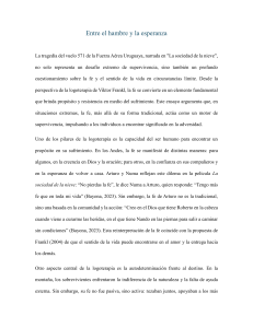 Entre el hambre y la esperanza: Fe y supervivencia en los Andes