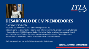 Syllabus Desarrollo de Emprendedores ITLA 2024