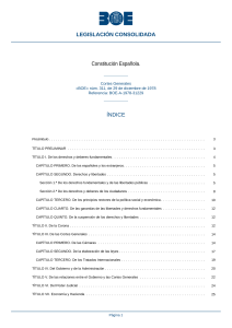 Constituci&oacute;n Espa&ntilde;ola 1978 - Texto Oficial