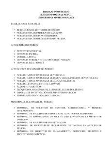 Prontuario Derecho Procesal Penal Guatemala