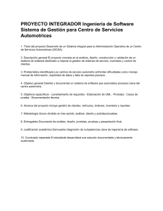 Proyecto SICSA Gesti&oacute;n Automotriz