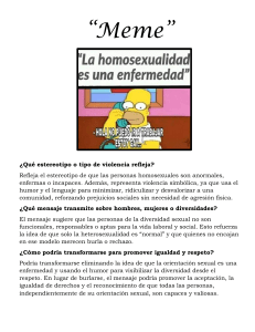 An&aacute;lisis de Memes: Estereotipos y Violencia