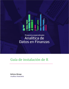 Gu&iacute;a de instalaci&oacute;n de R: Pasos para Windows