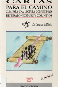 Gu&iacute;a de lectura comunitaria: Tesalonicenses y Corintios