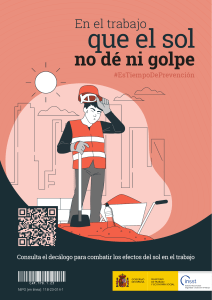 Cartel  Con sol es tiempo de prevencion (modelo 4)