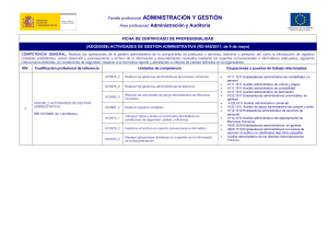 ADGD0308 Activitats de gesti&oacute; administrativa