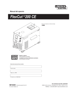 Manual del operario FlexCut 200 CE
