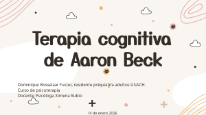 Terapia Cognitiva de Aaron Beck: Gu&iacute;a Cl&iacute;nica para Depresi&oacute;n