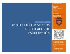 Fideicomiso y Certificados de Participaci&oacute;n: An&aacute;lisis Jur&iacute;dico