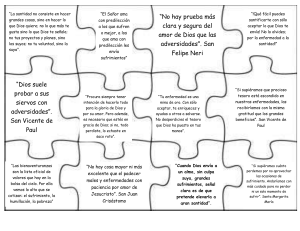 Citas sobre sufrimiento y santidad