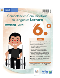 Examen Lectura 6&ordm; Grado - Competencias