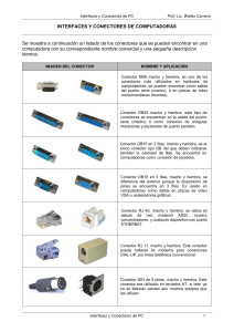 Interfaces y Conectores de PC: Gu&iacute;a T&eacute;cnica