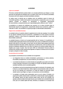 &iquest;Qu&eacute; es la Sociedad? Introducci&oacute;n a la Sociolog&iacute;a