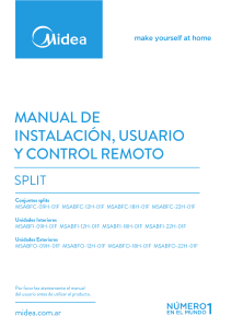 Aire Acondicionado MIDEA