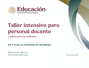 Taller intensivo docentes enero 2026