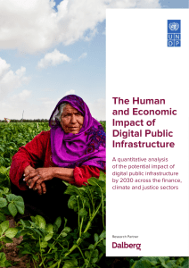 UNDP Report: Impact of Digital Public Infrastructure 2030