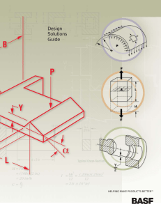 BASF Design Solutions Guide for Plastic Part Design