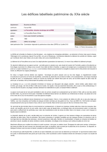 La Fenouill&egrave;re : Architecture du XXe si&egrave;cle &agrave; Fos-sur-Mer