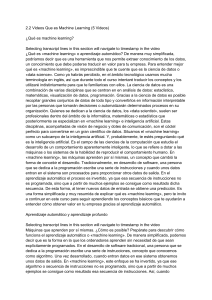 Qu&eacute; es Machine Learning: Conceptos y Tipos