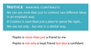 English Grammar: Making Contrasts with Not Only... But Also