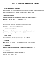 Gu&iacute;a de conceptos matem&aacute;ticos b&aacute;sicos