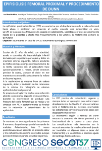Epifisiolisis Femoral Proximal y Procedimiento de Dunn