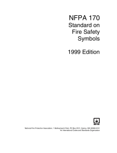 NFPA 170: Fire Safety Symbols Standard (1999)