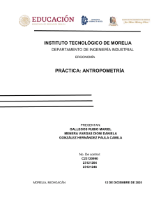 Antropometr&iacute;a