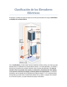 Clasificaci&oacute;n de los Elevadores El&eacute;ctricos