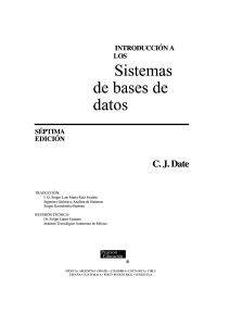 Introducci&oacute;n a los Sistemas de Bases de Datos - 7&ordf; Edici&oacute;n