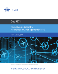 ICAO Manual on Collaborative Air Traffic Flow Management (ATFM)