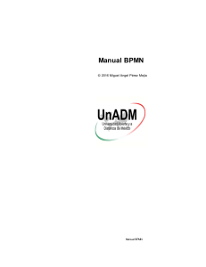 Manual BPMN: Gu&iacute;a de Modelado de Procesos de Negocio