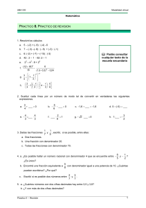 Practico 0 Matem&aacute;tica - Ejercicios de Revisi&oacute;n