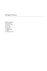 Springer Finance: Binomial Models in Finance Textbook