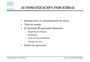 Automatizaci&oacute;n Industrial: Introducci&oacute;n y PLCs