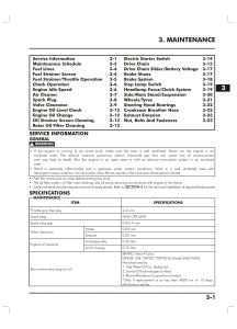Motorcycle Maintenance Manual: Service & Specifications