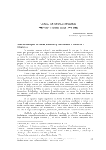 Cultura, Subcultura, Contracultura: Movida y Cambio Social (1975-1985)