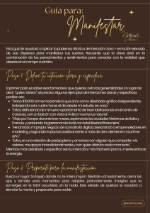 Guía de manifestación