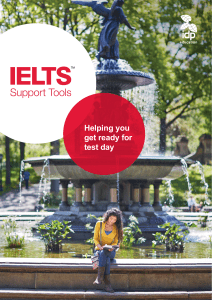 IELTS Support Tools: Prepare for Test Day