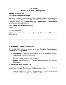Progresi&oacute;n 2: M&eacute;xico del bienestar a la desigualdad