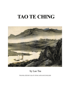 Tao Te Ching by Lao Tsu - Translation