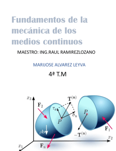 Fundamentos de Mec&aacute;nica de Medios Continuos: Ejemplos de Tensore