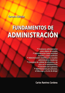Fundamentos de Administraci&oacute;n - Carlos Ram&iacute;rez Cardona