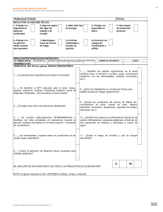 Formulario de An&aacute;lisis de Seguridad del Trabajo AST Nivel 4