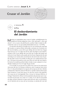 Estudio B&iacute;blico: Josu&eacute; 3, 4 - Cruzar el Jord&aacute;n