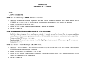 Actividad 2: Seguimiento y Control de KRIs