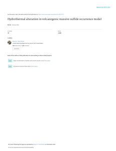Hydrothermal Alteration in VMS Occurrence Model
