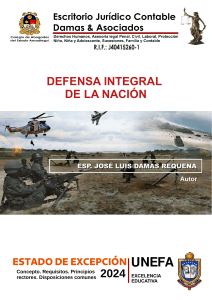 Defensa Integral: Estado de Excepci&oacute;n UNEFA 2024