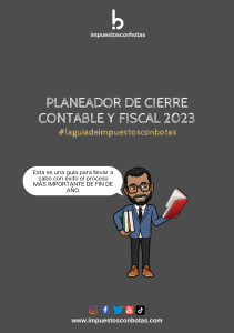 Gu&iacute;a Cierre Contable y Fiscal 2023